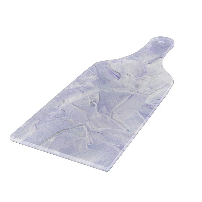 Elegant Lavender And White Paint Pattern (Hörn)