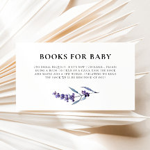 Elegant Lavender Bokar för Baby begäran