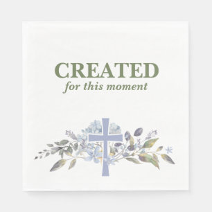 Elegant Lavender Flowers & Kor Pappersservett