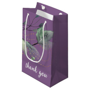 Elegant Lavender Greenery Wedding Favor Gift-paket