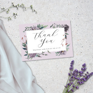 Elegant Lavender Lila Botanical Garden Tack Kort