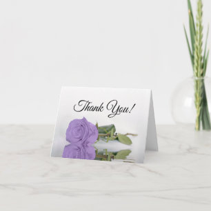 Elegant Lavender Lila Ro Bröllop Photo Inside Tack Kort