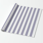 Elegant Lavender och White Stripe Mönster Presentpapper<br><div class="desc">Enkelt lätt lila rand som omsluter pappert - perfekt för bröllop,  möhippor och födelsedagar.</div>