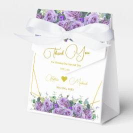 Elegant Lavender WildblomAnpassningsbar Presentaskar