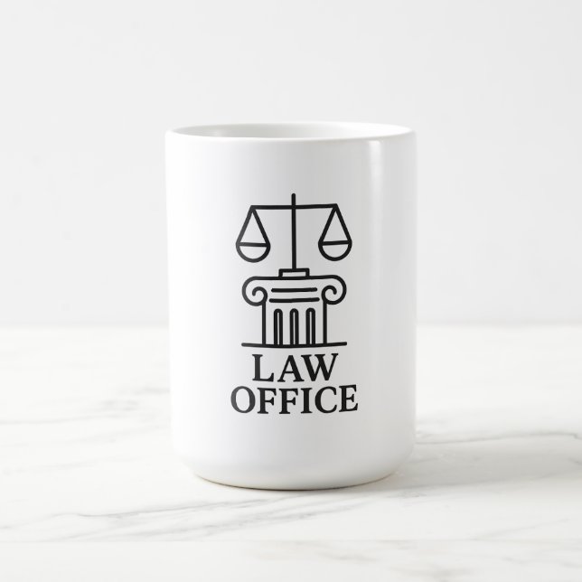 Elegant Law Office Logotyp Kaffemugg (Center)
