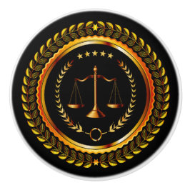 Elegant Law Scalof Justice Drawer Knobs - SRF Knopp