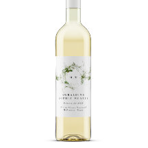 Elegant Leafy Eucalyptus Utandning Monogram Bröllo