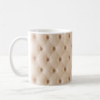 Elegant Leather Struktur: Luxuriskt material Kaffemugg