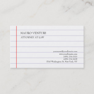 Elegant Led Papper Plain Professionell Minimalist Visitkort