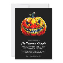 Elegant Leende Pumpa Eldig Halloween Soaré