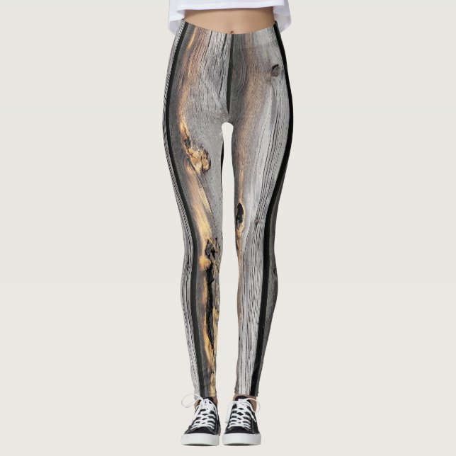 elegant legeringar av trä, färgad för modern festl leggings (Framsida)