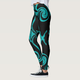 elegant leging färgad festive modern handgjord leggings