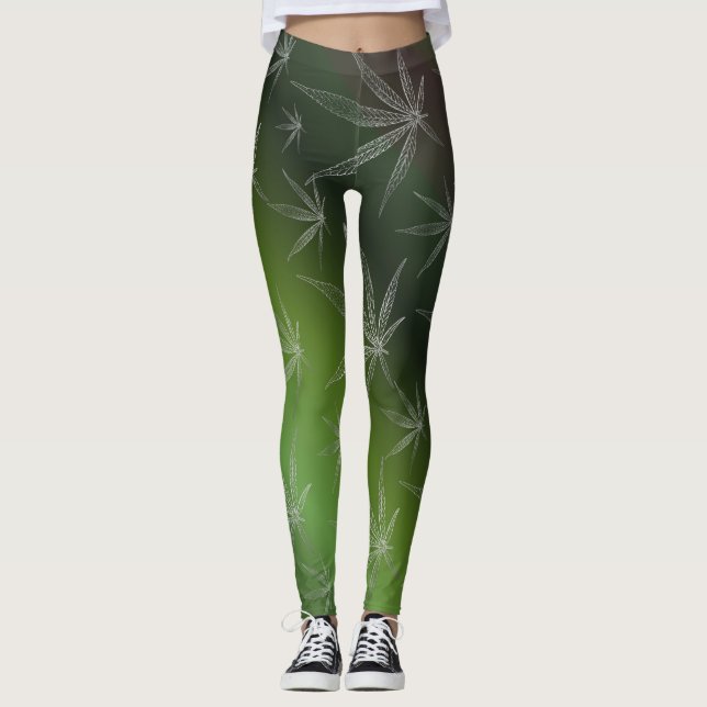 elegant leging färgad festive modern handgjord leggings (Framsida)