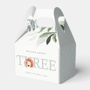 Elegant Lejon utfällning av fälla träd tredje Föde Presentaskar