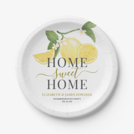 Elegant Lemon Home Sweet Home Houseuppvärmning Par