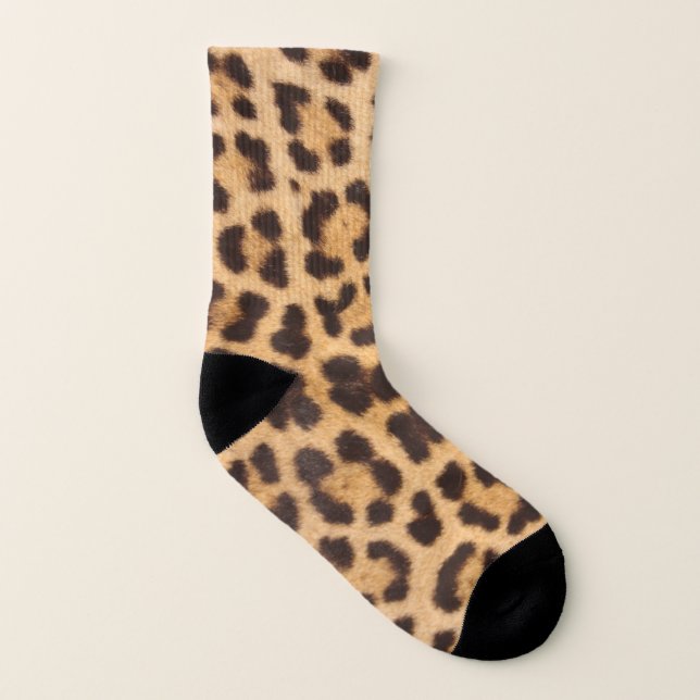 Elegant Leopard Animal Print Strumpor (Höger utanför)