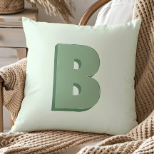 Elegant Letter B Monogram Personalized Initial