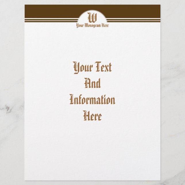 Elegant Letterhead (Framsida)