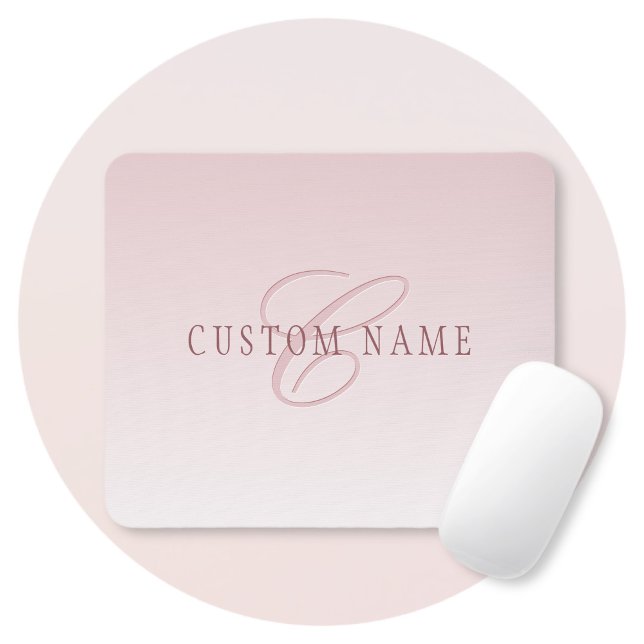 Elegant Lettering och Monogram | Ro Ombre Musmatta (Skapare uppladdad)