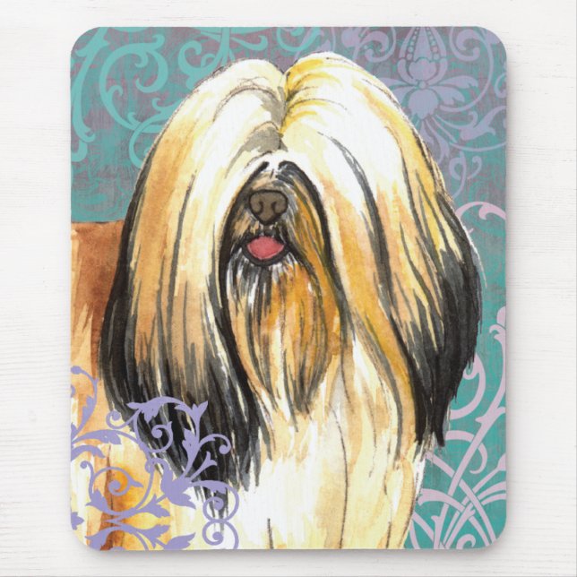 Elegant Lhasa Apso Musmatta (Framsidan)