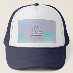 Elegant Libra Zodiac Sign Mor i Pearl Stil Keps
