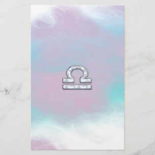 Elegant LibraZodiac undertecknar modern av Brevpapper