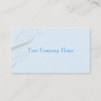 Elegant Light Blue Visitkort