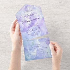 Elegant Light Lila Lilac Flowers Bröllop