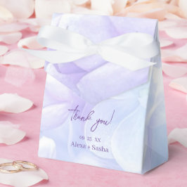 Elegant Light Lila Lilac Flowers Bröllop Presentaskar