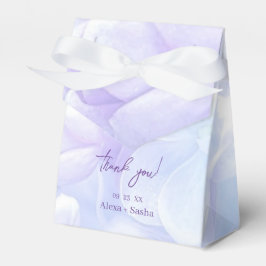 Elegant Light Lila Lilac Flowers Bröllop Presentaskar