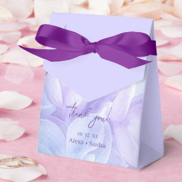 Elegant Light Lila Lilac Flowers Bröllop Presentaskar