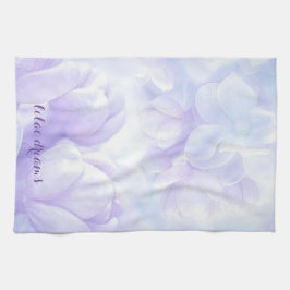 Elegant Light Lila Lilac Flowers Design Kökshandduk
