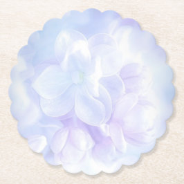 Elegant Light Lila Lilac Flowers Design Underlägg Papper