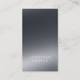 Elegant Light Shadow Artistic Plain Professionell Visitkort