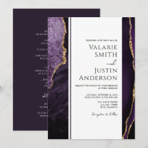 Elegant Lila Agera budget Bröllop allt på en gång