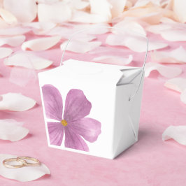 Elegant lila akvarellblomma presentbox presentaskar