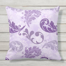 Elegant Lila Fjädrar Mönster