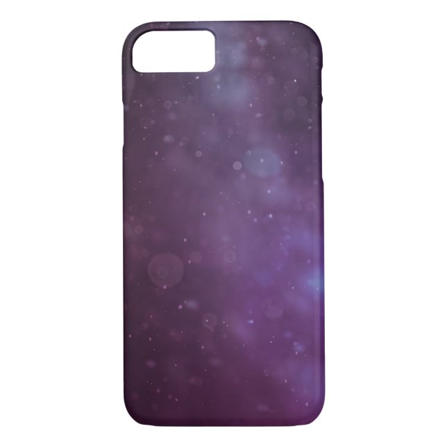 Elegant Lila Glitter Case-Mate iPhone Skal (Baksida)