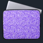 Elegant Lila Glitter & Sparkles Laptop Fodral<br><div class="desc">Elegant lila glitter och gnistor struktur mönster. Finns på andra produkter.</div>