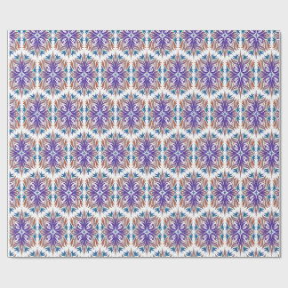 Elegant lila guld dekorativt mönster presentpapper