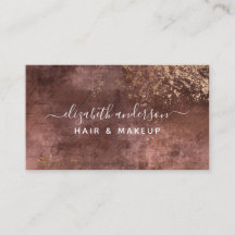 Elegant Lila Guld Marble Modern Chic Salon