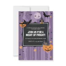 Elegant Lila Halloween costume party