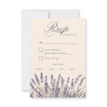 Elegant Lila Lavender Bröllop Meal Choal