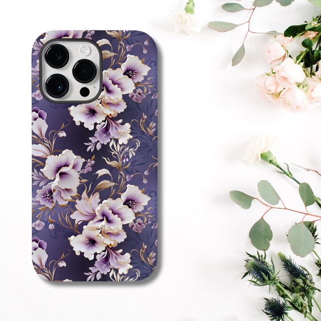 Elegant Lila och Orchid Blommigt (ROMANTIC GIFT FOR HER)