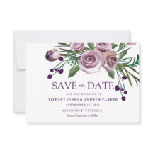 Elegant Lila Ro Blommigt Bröllop