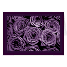 Elegant Lila Ro Valentine Hälsningskort