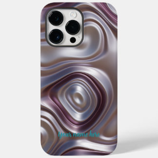 Elegant Lila Silver Metallic iPhone/iPad-fall