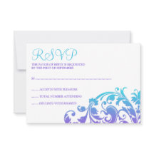 Elegant Lila Teal Flourish Bat mitzvah OSA