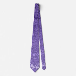 Elegant Lila Vit Formel Bröllop Slips