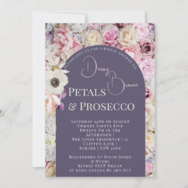 Elegant Lilac Blommigt Arch Summer Möhippa Inbjudningar